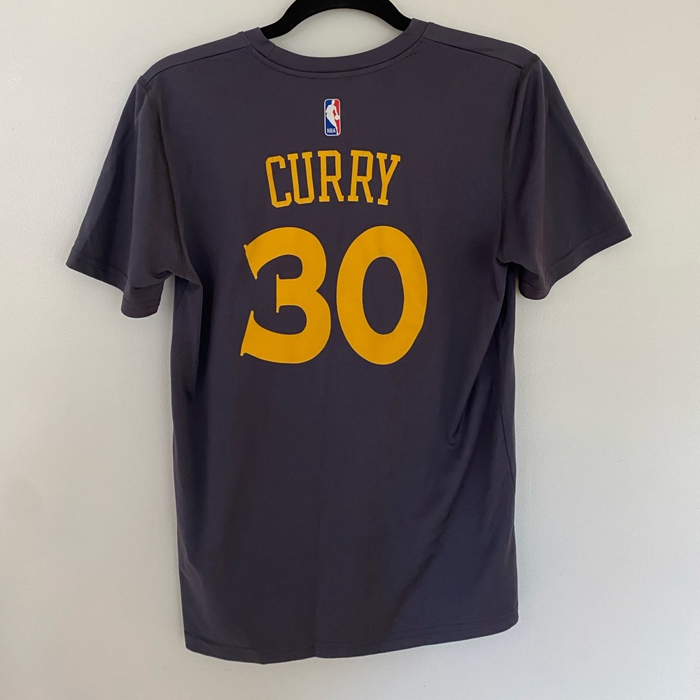Adidas Youth Golden State Warriors Steph Curry Jersey Shirt, Size Large